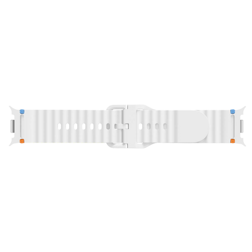 Correa silicona ondulada Samsung Galaxy Watch 8 Classic (blanco)