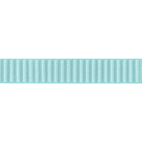 Nylon Fabric Strap, mint, laid flat, joined, direct top view
