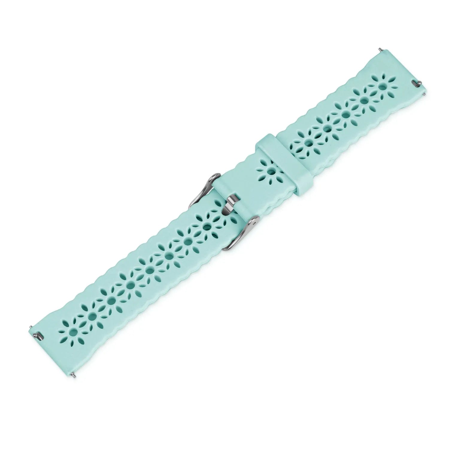 Correa de silicona con relieve Amazfit GTS 4 (azul-verde mar)