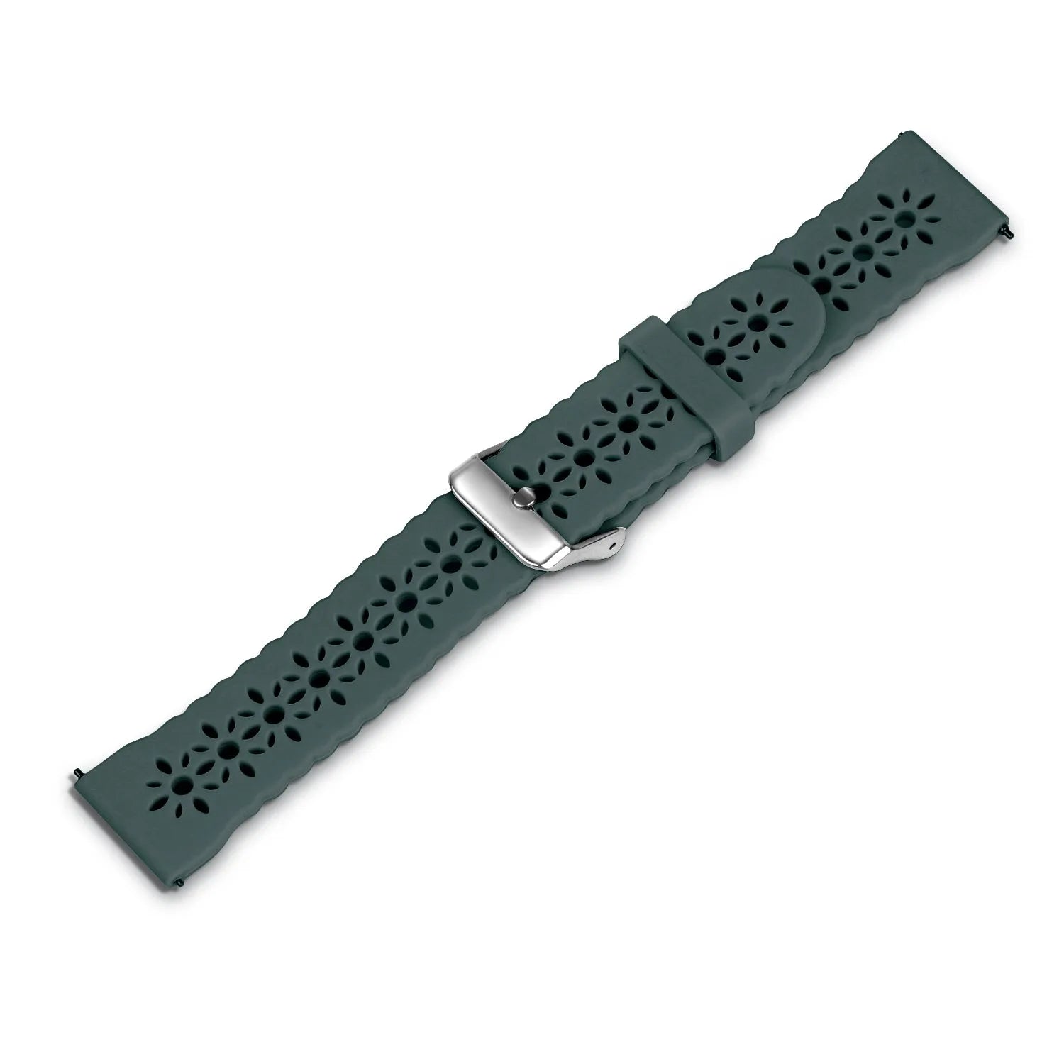 Correa de silicona con relieve Amazfit Bip 3 (Pro) (pino verde)