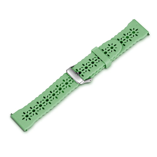 Correa de silicona con relieve Coros Pace 2 (verde)
