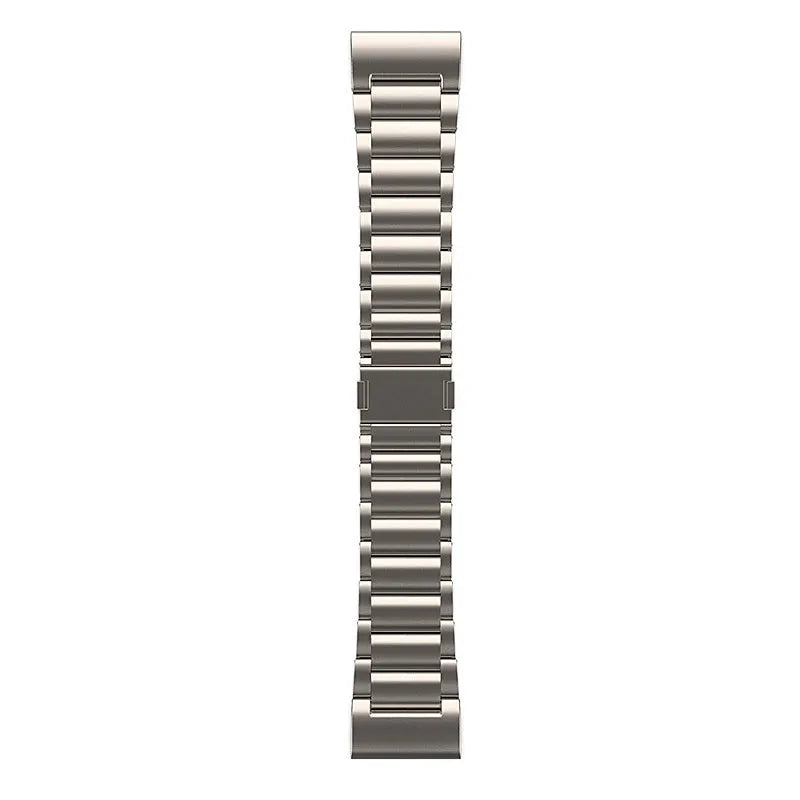 Magnetic Titanium Strap, laid flat, joined, direct top view