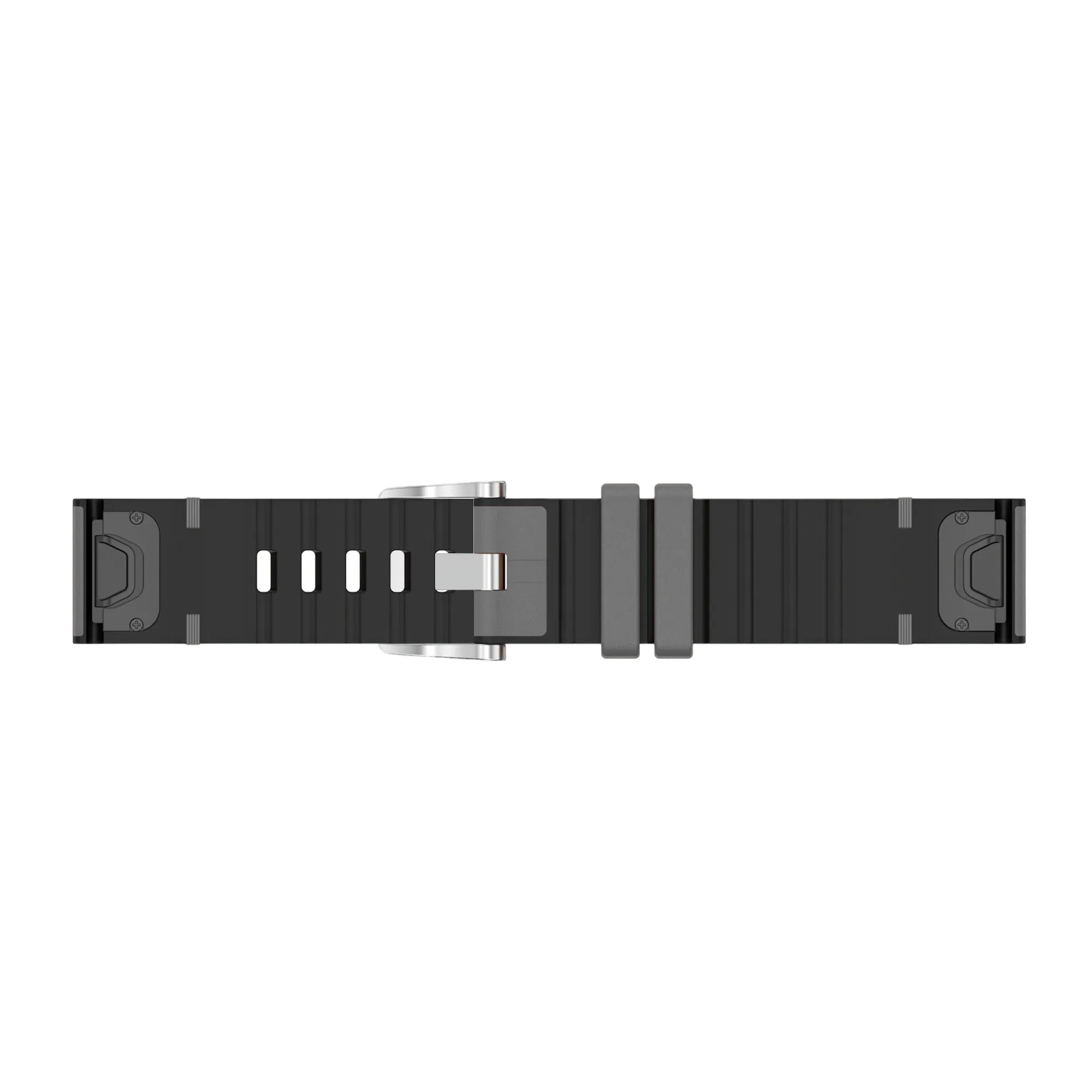 Correa cuero híbrida Garmin Forerunner 965 (gris)