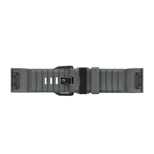Garmin Quatix 3 / 6x / 7x Solar Trail Silicone Strap (Dark Grey)