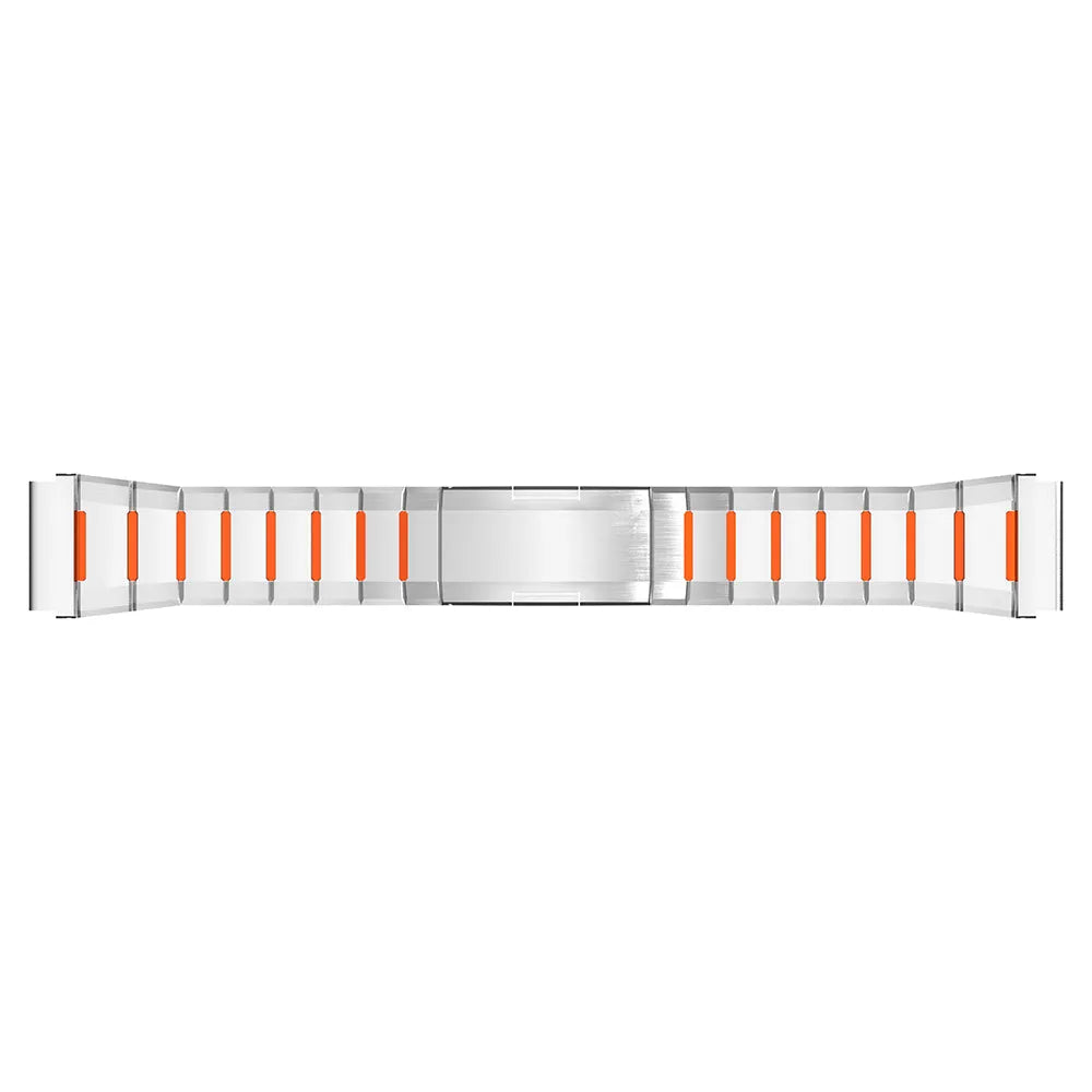 Correa acero híbrido 'One Push' Oppo Watch X2 (titanio/naranja)
