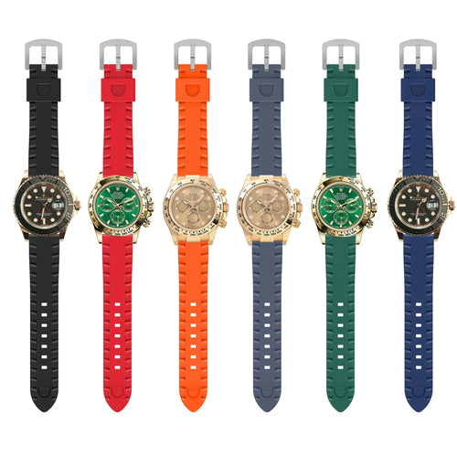 Coros Apex 4 - 46mm Wave Silicone Strap (Green)