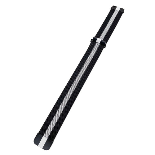 Correa milanesa Coros Apex 46mm (negro/blanco)