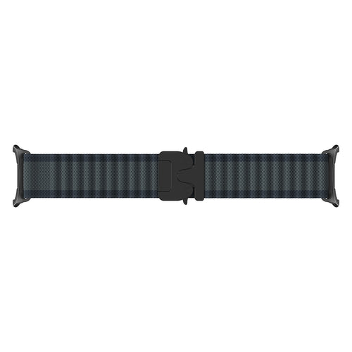 Correa nylon Outdoor con hebilla-P Samsung Galaxy Watch 9 - 40mm (negro con negro)