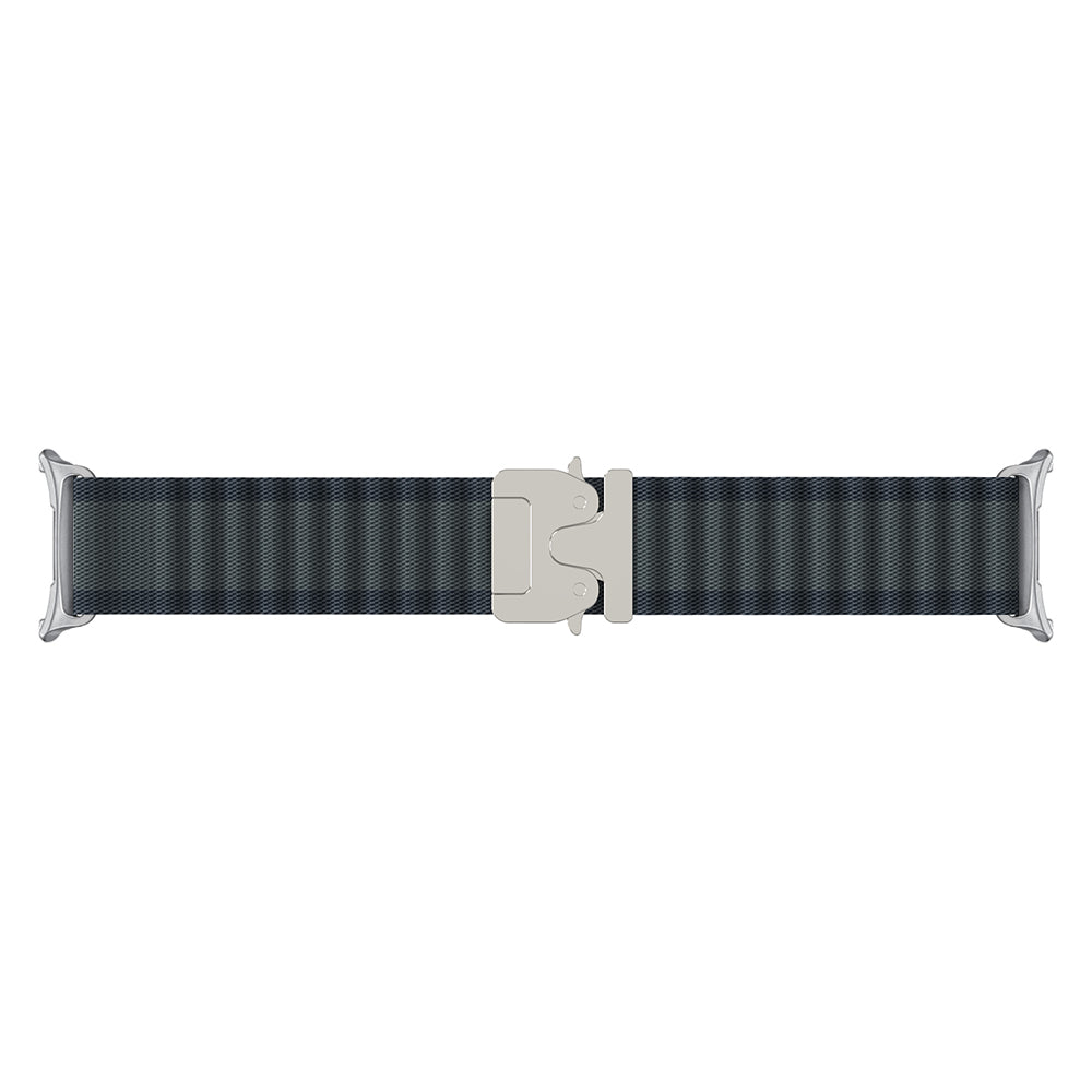 Correa nylon Outdoor con hebilla-P Samsung Galaxy Watch 8 - 44mm (negro con plata)
