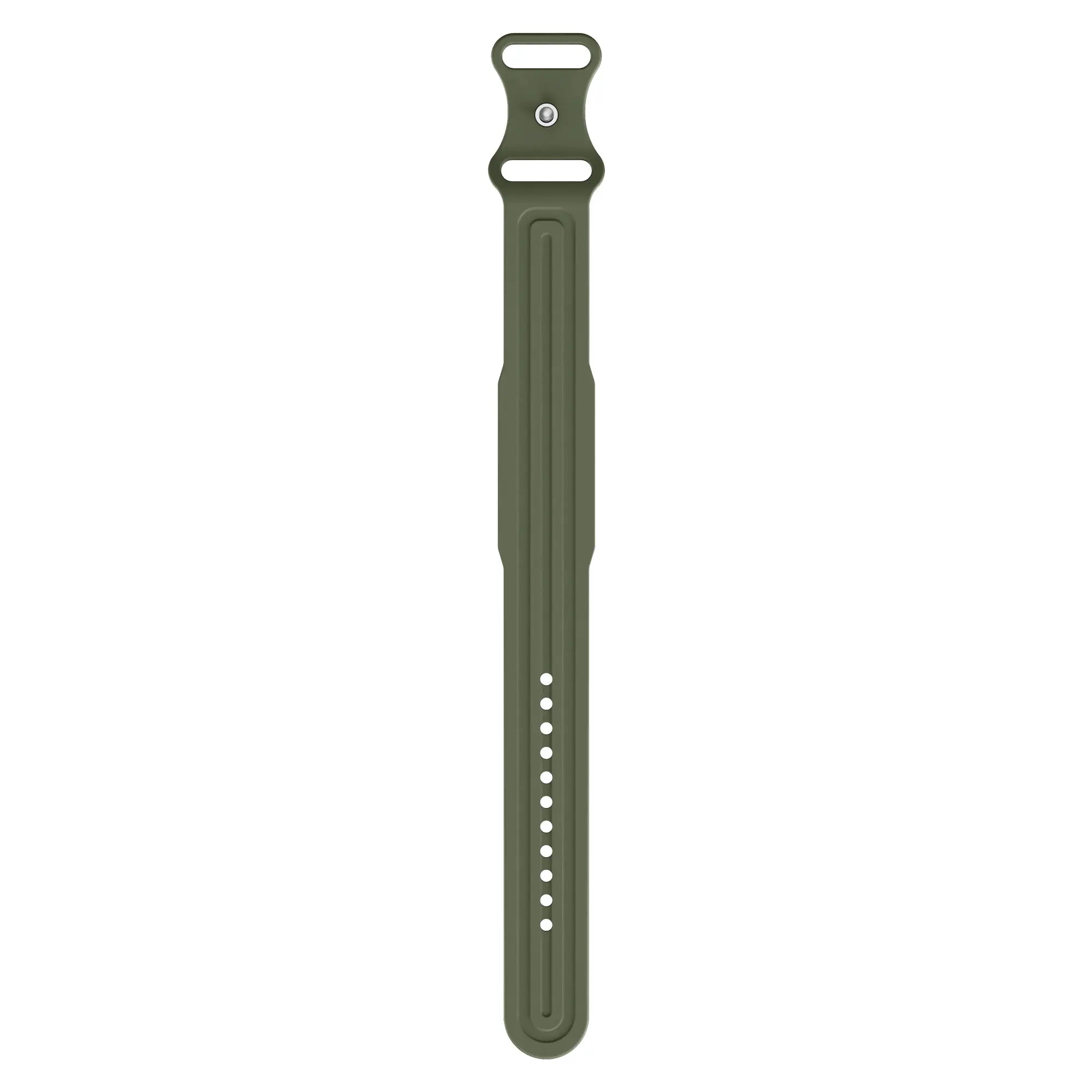 Bandz Corea silicona 'Clásico' Garmin Cirqa (verde militar)