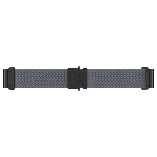 Correa trenzada con hebilla-P Garmin Approach S62 (gris oscuro con negro)