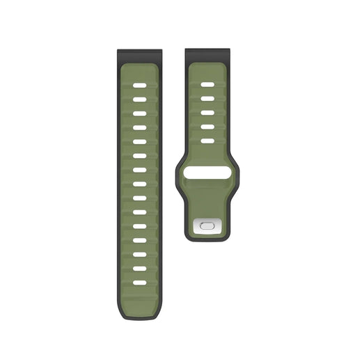 Suunto Run Outdoor Duo Silicone Strap (Green/Black)