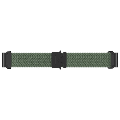 Garmin Forerunner 935 Braided Strap P-Buckle (Green with Black)