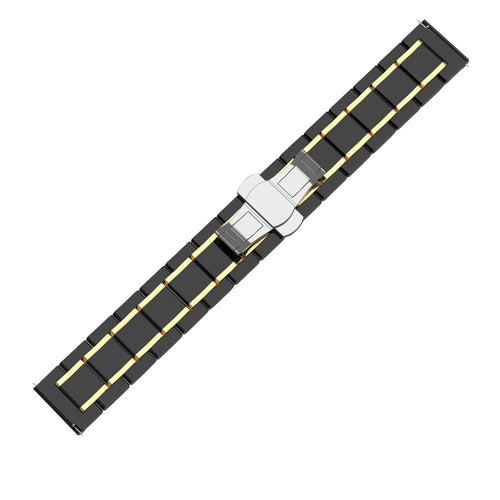 Huawei Watch GT 7 - 41mm Ceramic Link Strap (Black/Gold)