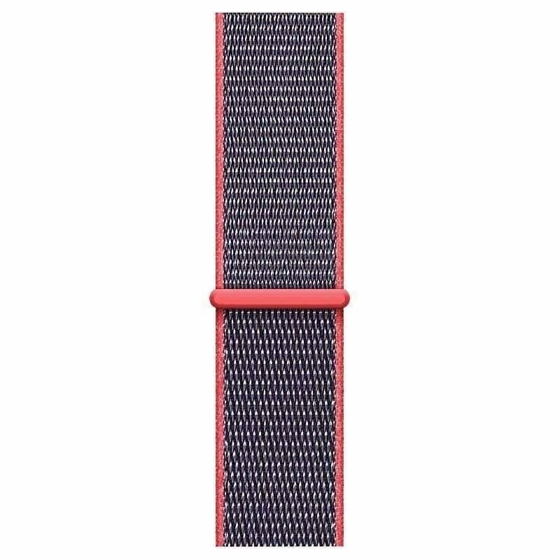 Correa Nylon Huawei Watch GT 5 Pro 42mm (gris rojo)