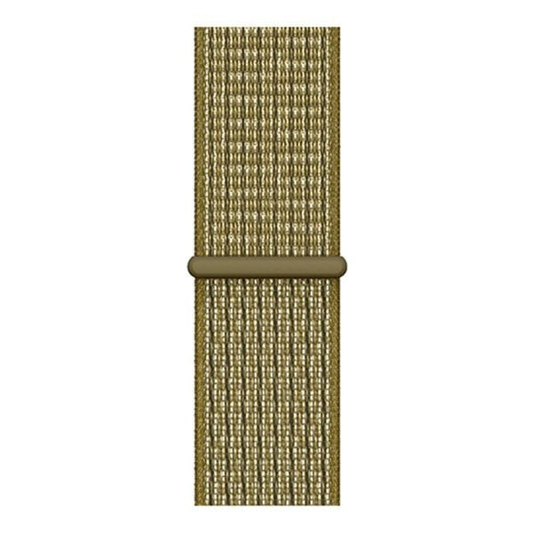 Nylon Strap, olive, laid flat, joined, direct top view