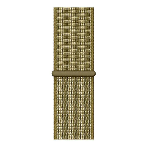 Nylon Strap, olive, laid flat, joined, direct top view