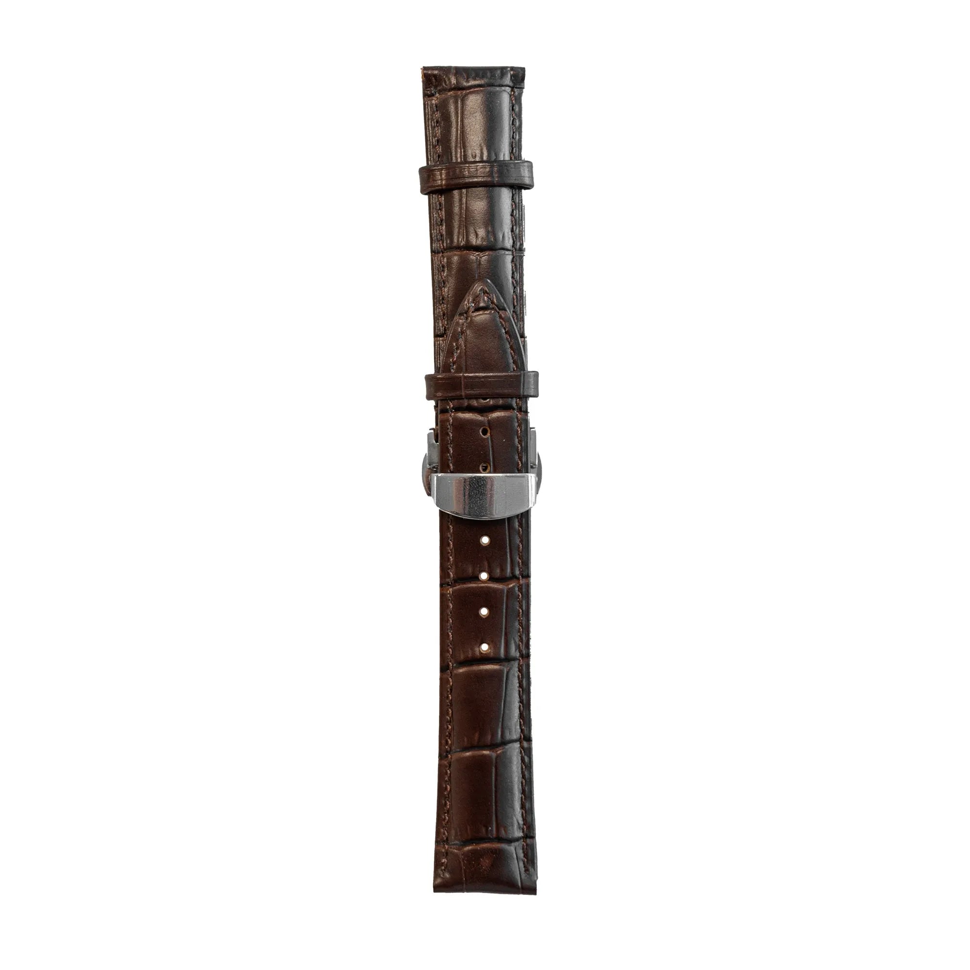 Correa cuero de lujo Coros Apex 42mm (marrón oscuro)