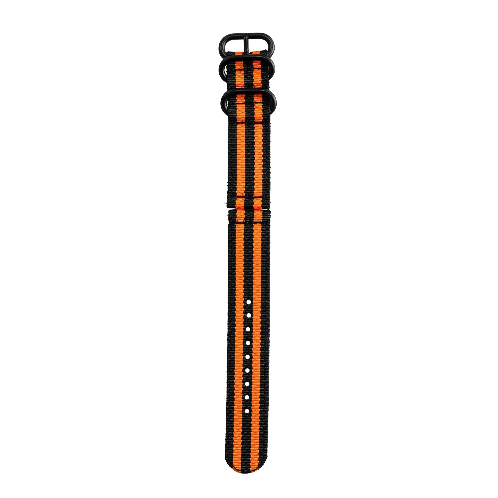 Correa nylon con hebilla OnePlus Watch 3 - 46mm (negro/naranja)