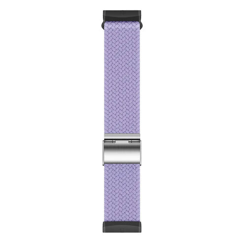 Nylon Adjustable Braided Strap, lilac, laid flat, joined, direct top view