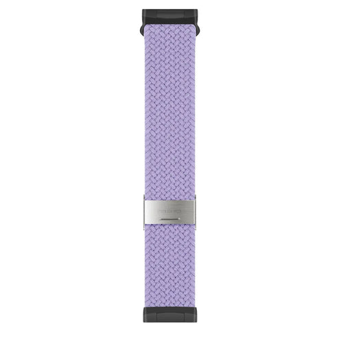 Nylon Adjustable Braided Strap, lilac, laid flat, joined, direct top view