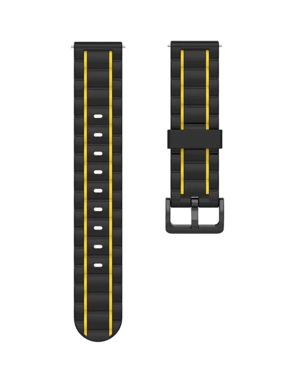 Suunto Nautic S Sport Strap with Buckle (Black/Yellow)