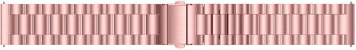 Steel Strap, pink, laid flat, joined, direct top view