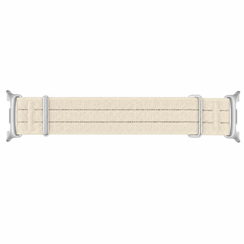 Nylon Air Strap, starlight, laid flat, joined, direct top view