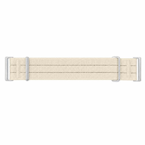 Nylon Air Strap, starlight, laid flat, joined, direct top view