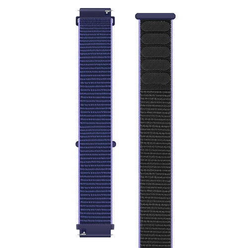 Nylon Strap, laid flat, separate parts, top and underside view