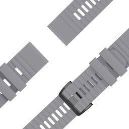 Bandz Correa silicona con hebilla Garmin Instinct 3 - 45mm (gris)
