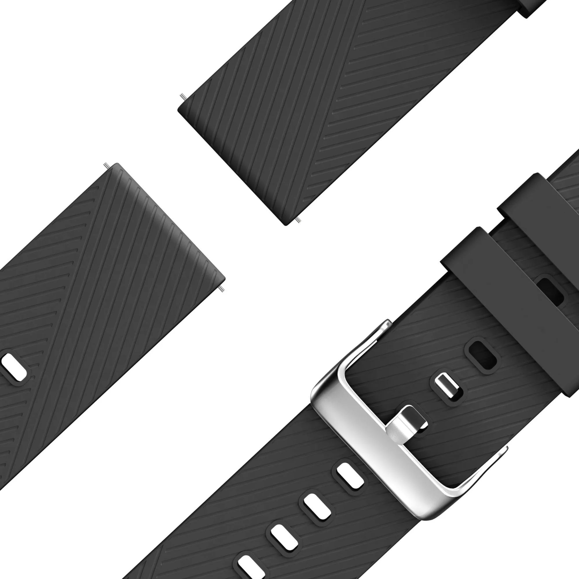 Bandz Correa silicona 'Deluxe' Coros Apex 2 (negro)
