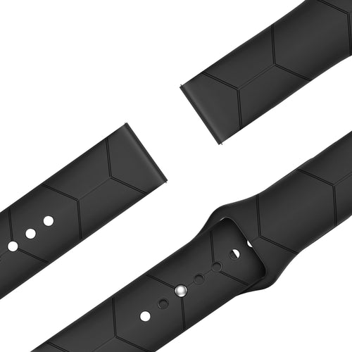 BALR. Huawei Watch GT 3 Pro 46mm Hexagons Sport Strap (Black)