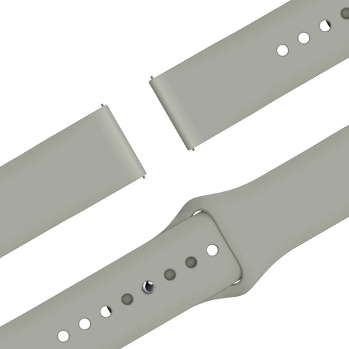 Bandz Samsung Galaxy Watch 46mm Sport Strap 'Easy Fit' (Light Grey)