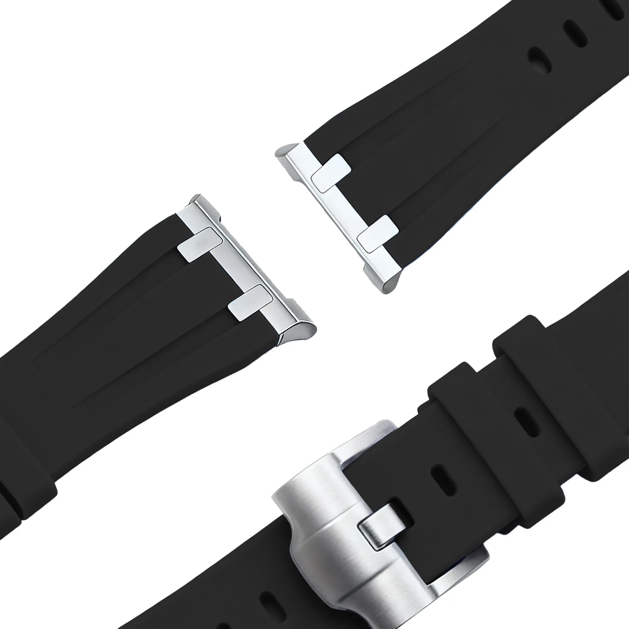 Bandz Correa silicona 'Luxe Liquid' Samsung Galaxy Watch 8 - 44mm (negro)