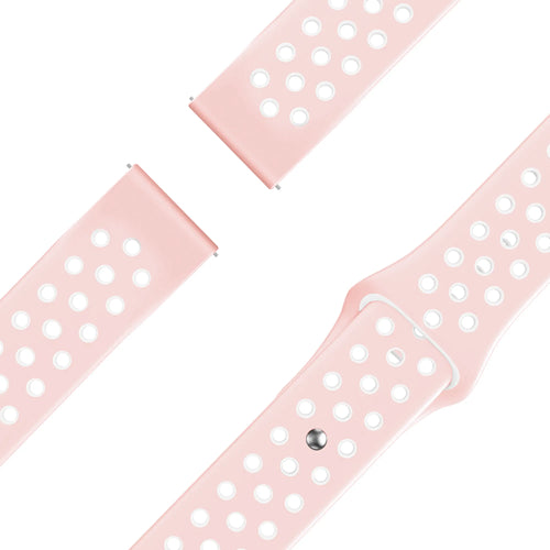Bandz Garmin Vivoactive 5 Sport Strap 'Deluxe' (Pink/White)