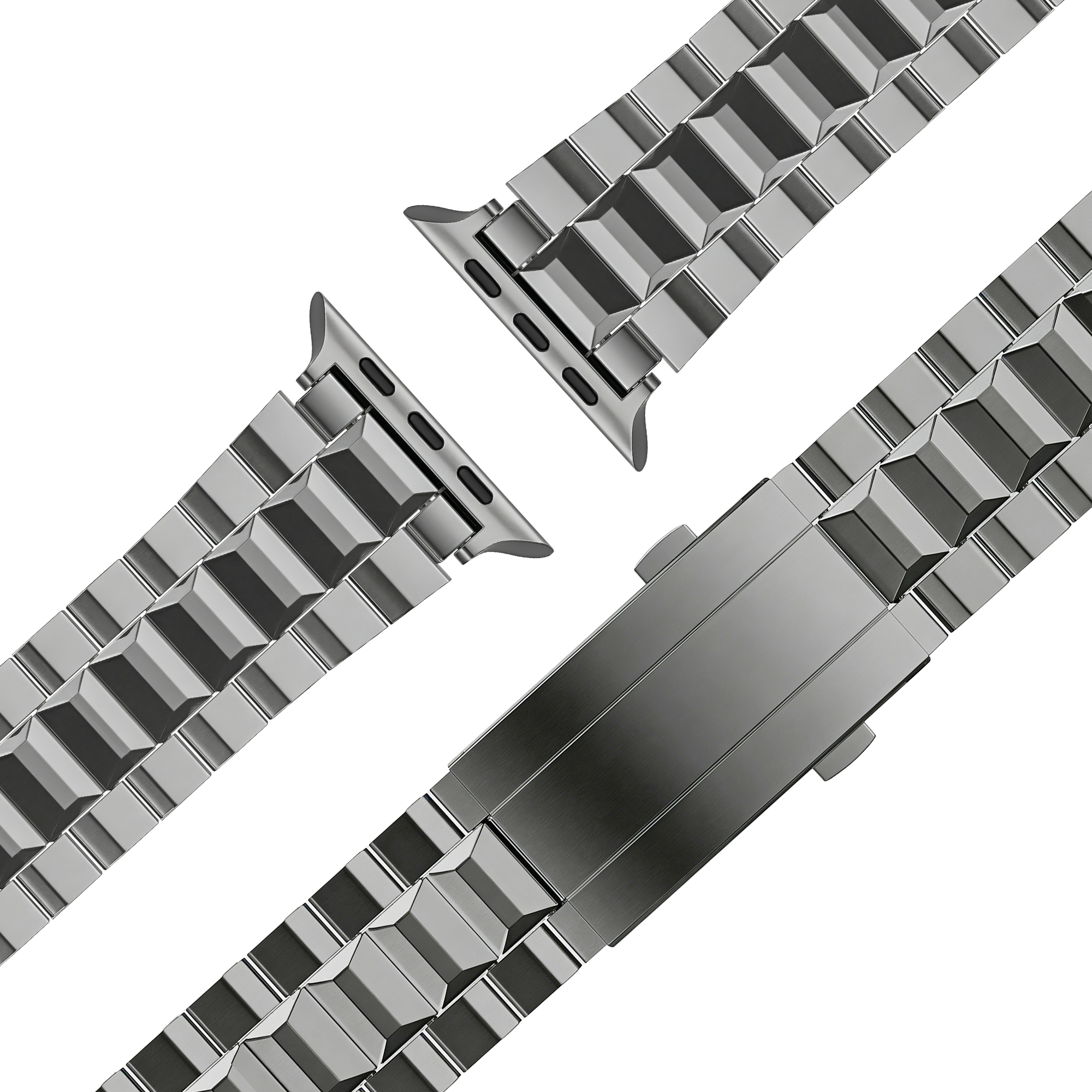 Bandz Correa titanio 'Deluxe' Apple Watch Ultra (grafito)