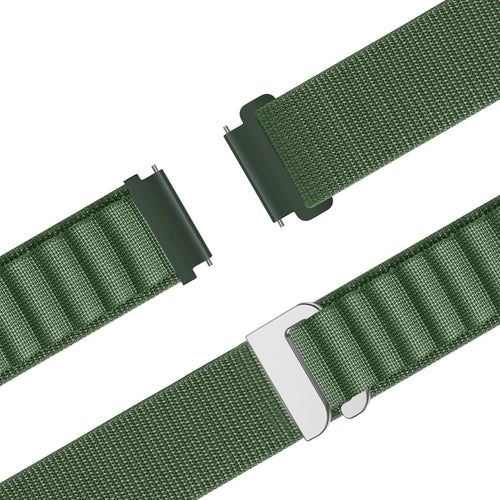 Bandz Correa nylon Alpine Garmin Vivomove Luxe (verde)