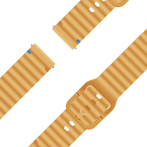 Bandz Correa silicona ‘Wave’ Garmin Bounce 2 (amarillo oscuro)