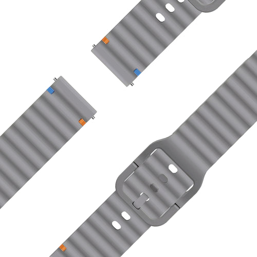 Bandz Correa silicona ‘Wave’ Garmin Bounce 2 (gris oscuro)