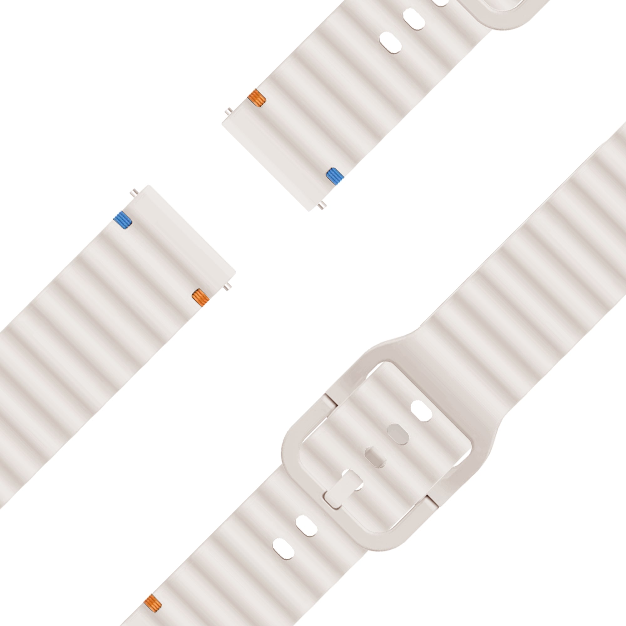 Bandz Garmin Bounce 2 Silicone Strap 'Wave' (Starlight)