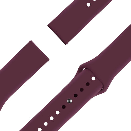 Bandz Correa deportiva 'Deluxe' Garmin Forerunner 265s (rojo vino)