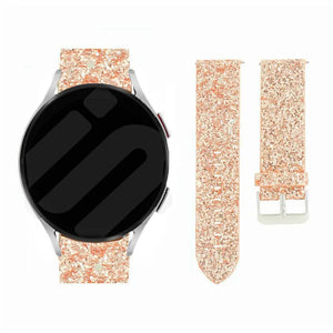 Coros Apex 2 Glitter Leather Strap (Rose Gold)