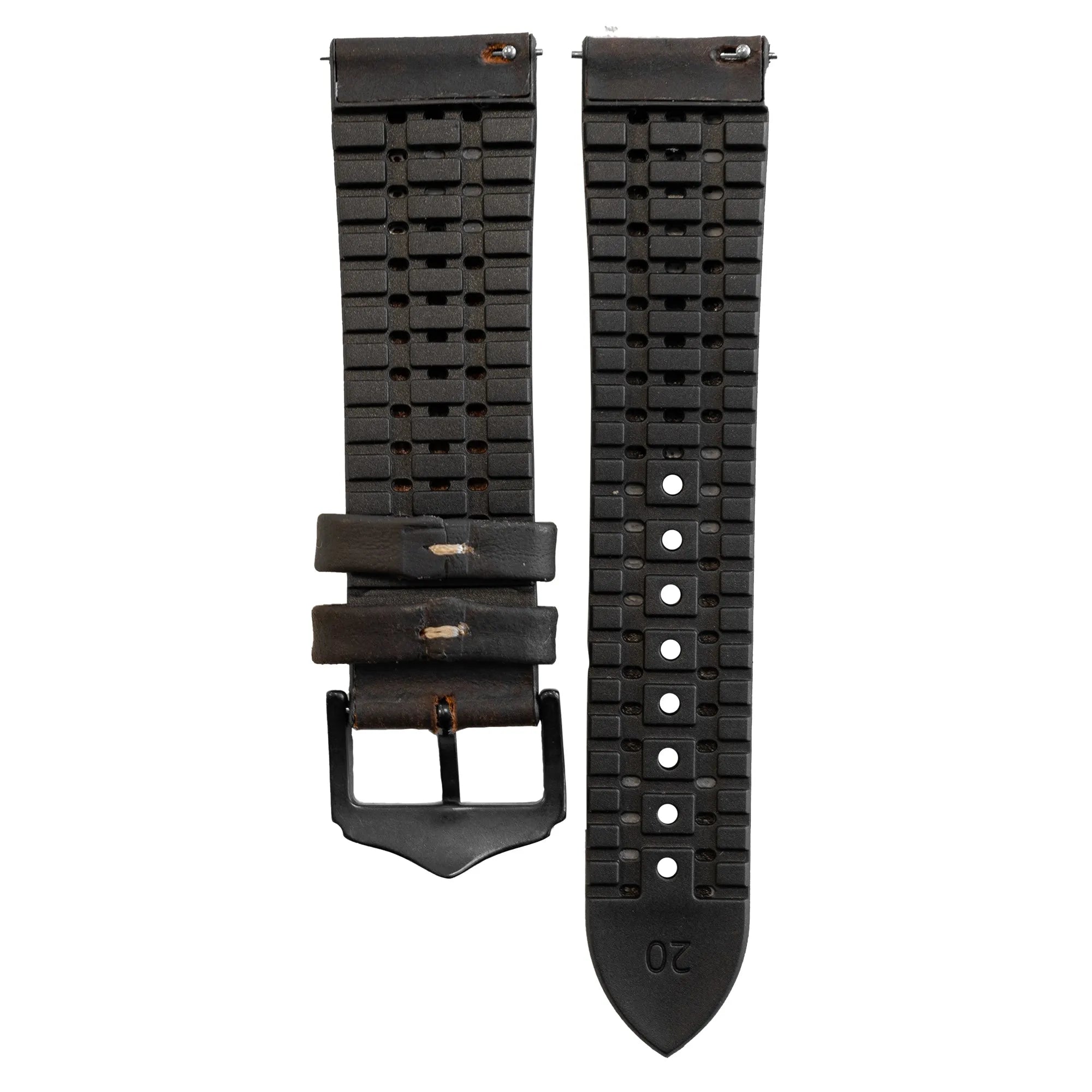 Amazfit GTR Mini Leather / Silicone Strap (Brown)