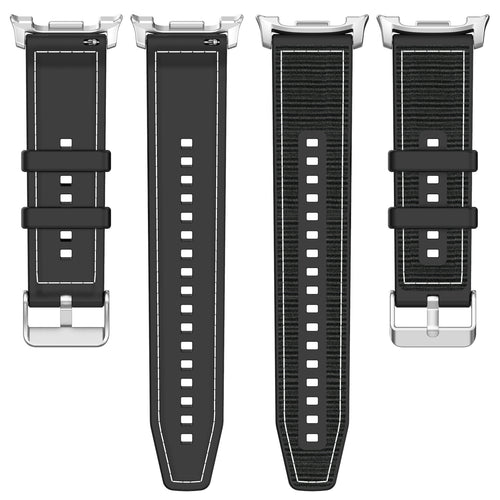 Correa nylon híbrida Samsung Galaxy Watch 8 Classic (negro)