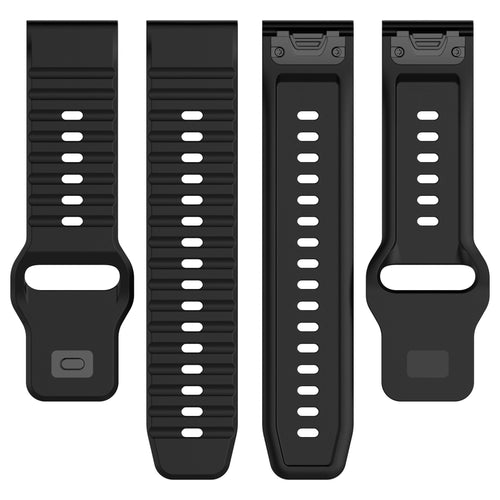 Correa silicona Outdoor Garmin Fenix 8 Pro - 47mm (negro)