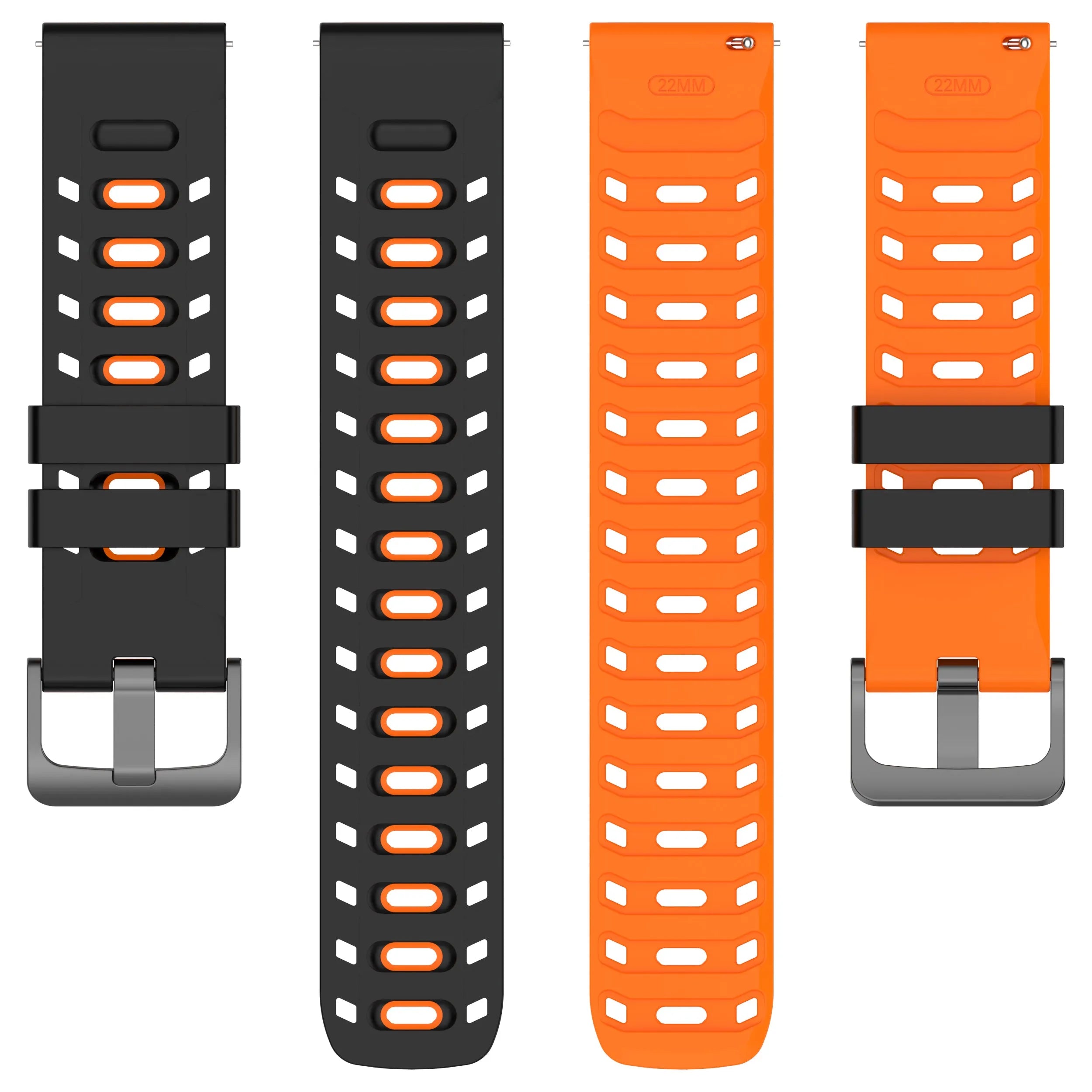 Correa deportiva de sarga Suunto Vertical (negro/naranja)
