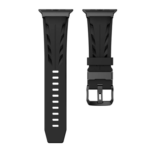 Apple Watch Race Silicone Strap (Black)