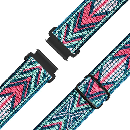 Bandz Correa nylon elástica Amazfit Cheetah 2 Pro (mezcla azul)