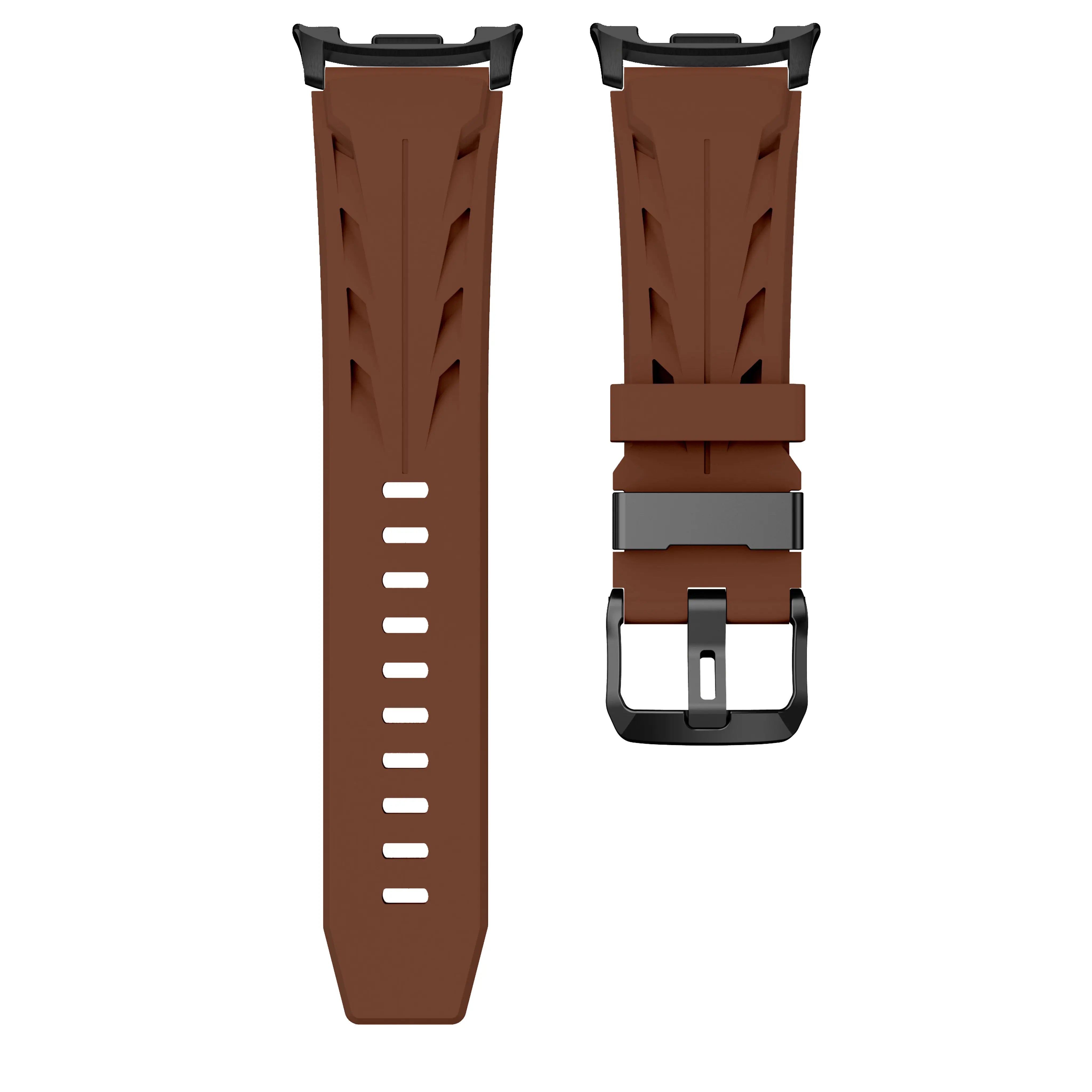 Samsung Galaxy Watch 8 Classic Race Silicone Strap (Brown)
